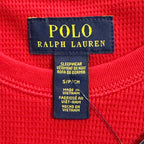 Polo Ralph Lauren Sleepwear Men's Small Crew Neck Long Sleeve Shirt Red Blue