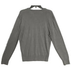 Daniel Cremieux V-Neck Sweater Men's Medium Pima Cotton Cashmere Blend Gray
