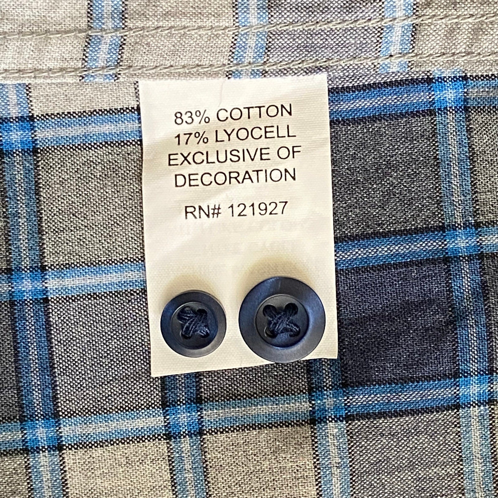Johnnie-O Shirt Men's XXL Long Sleeve Button-Down Shirt Heather Gray Check