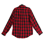 Polo Ralph Lauren Men's Large Classic Fit Linen Shirt Red Black Check