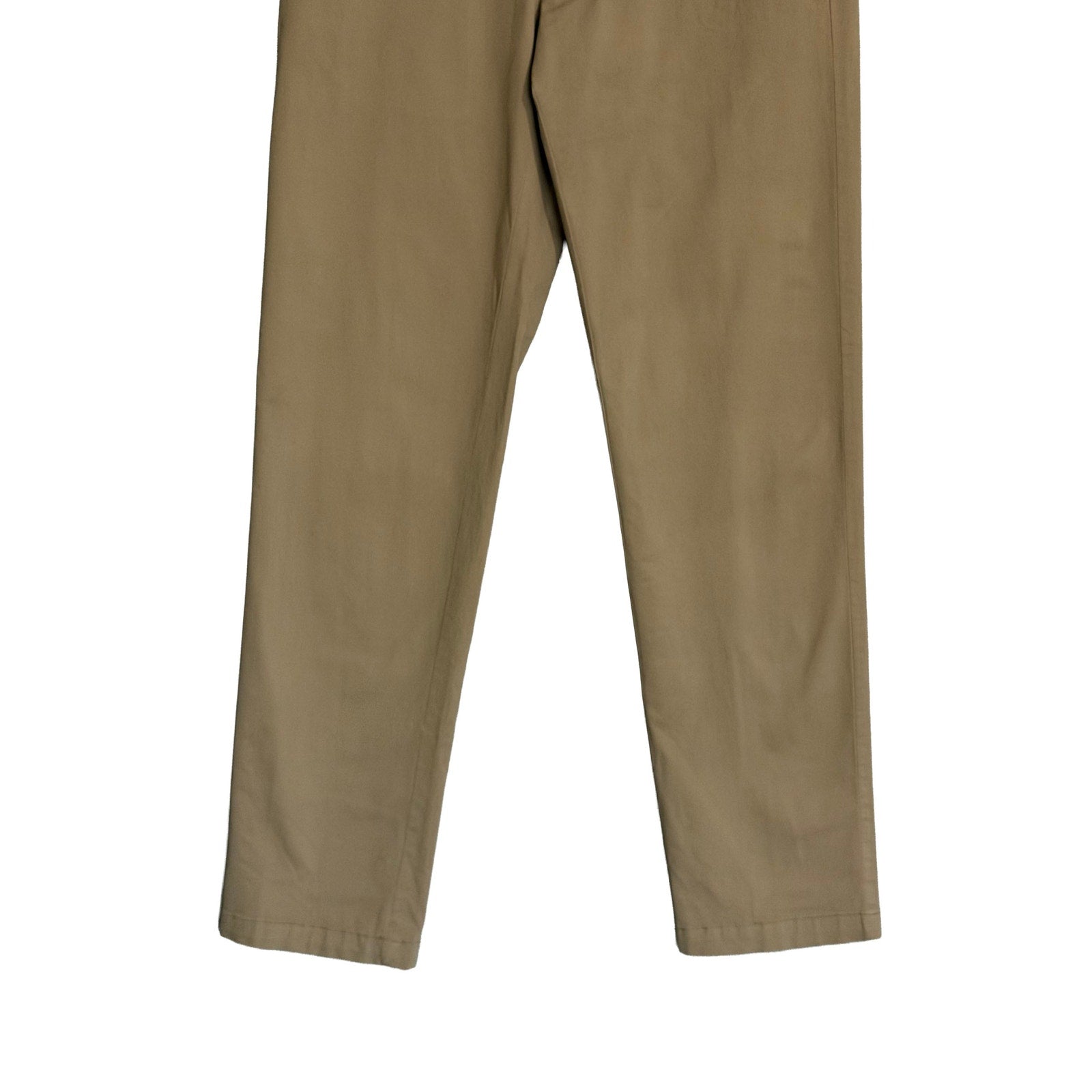 Haggar Premium Soft Chino Men's 32"x34" Twill Pant Straight Fit Medium Khaki