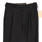 Calvin Klein Dress Pant Men's 30"x30" Slim Fit Wool Pleated Front Black