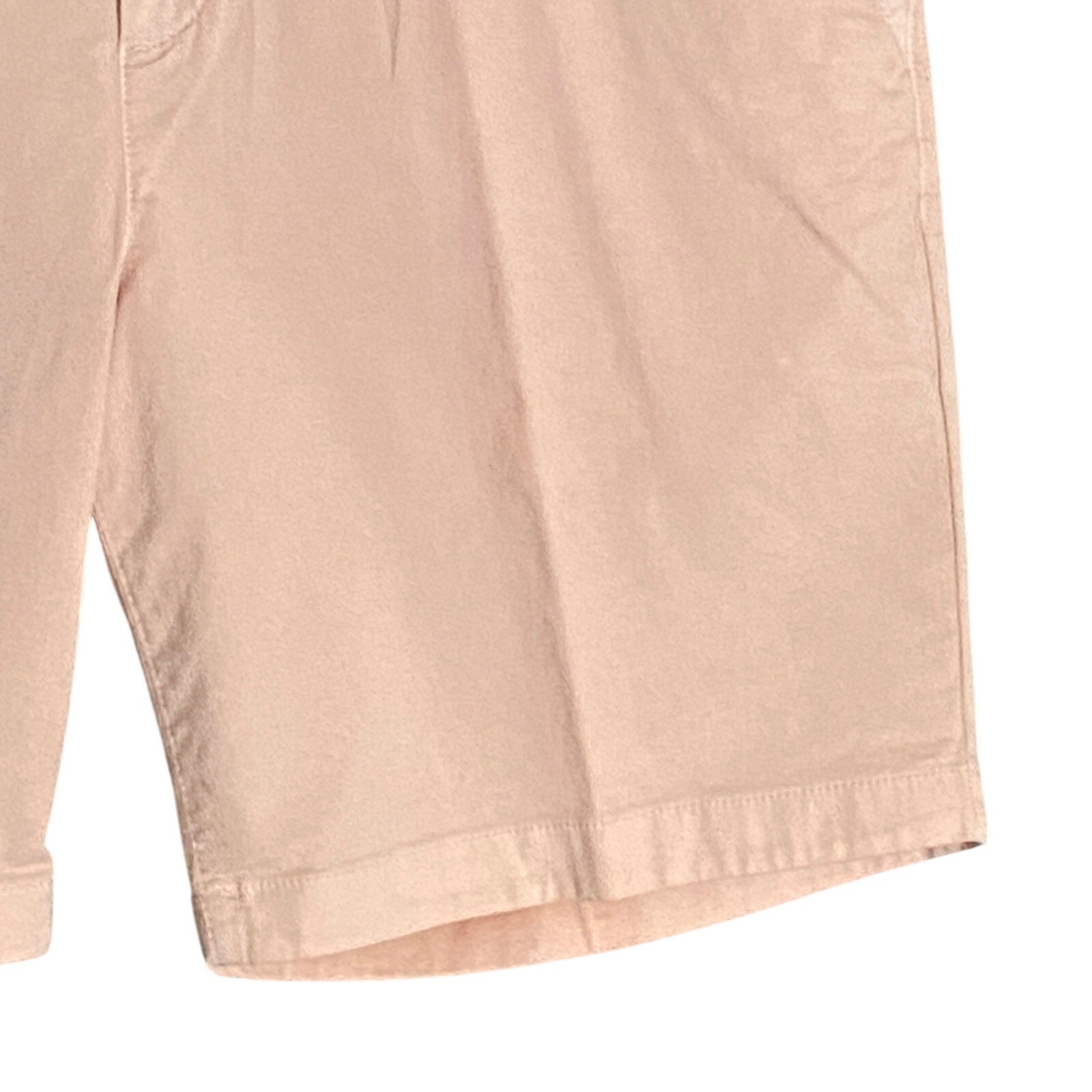 Roundtree & Yorke Shorts Caribbean Men's 36 x 9 Flat Front Stretch Peach