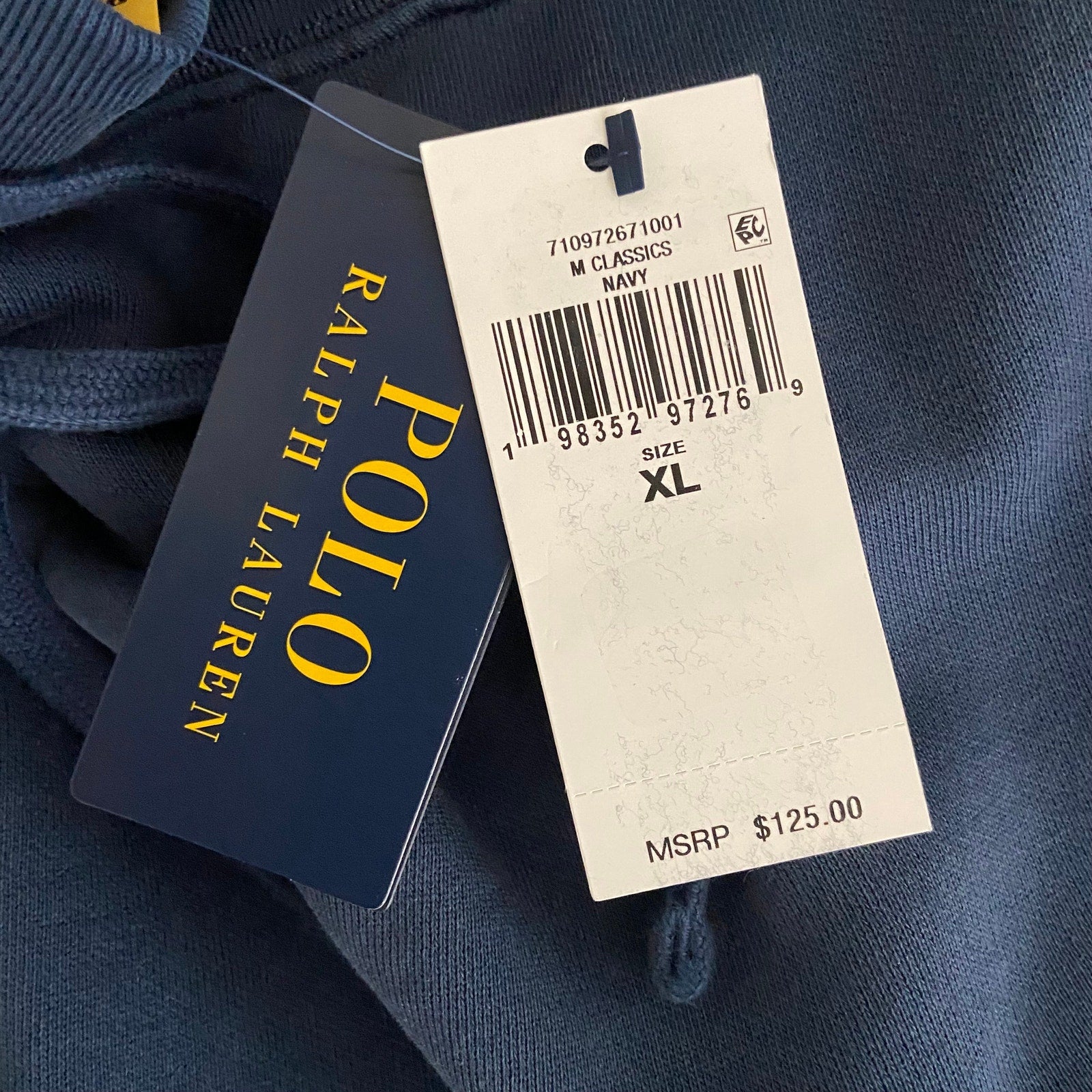 Polo Ralph Lauren Shorts Men's XL Athletic Shorts Drawstring Pockets Blue