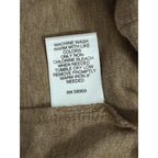 Daniel Cremieux Mock Neck Shirt Signature Solid Interlock Men's XL Brown