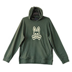 Psycho Bunny Harley Hoodie Men's XXL Knit Pullover Garden Topiary (Green)