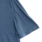 Faherty Polo Shirt Men's XL Reserve Short Sleeve Linen Deep Marine Blue NEW