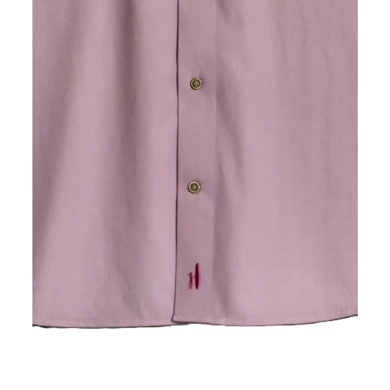 Johnnie-O Dress Shirt Men's 4XLT Big & Tall Short Sleeve Button-Up Pink