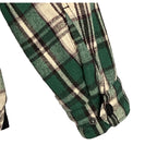 Bass Outdoors Men's Large Sherpa-Lined Jacket Green Plaid