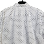 Boss Shirt Men's 4XL Big & Tall Roan Short Sleeve Shirt Stretch White/Blue