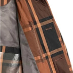 Lauren Ralph Lauren Men's 38 Short Raincoat Stanza Brown Check