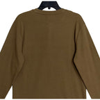 Psycho Bunny Henley T-Shirt Men's Medium Long Slv Chest Pocket Dusky Green