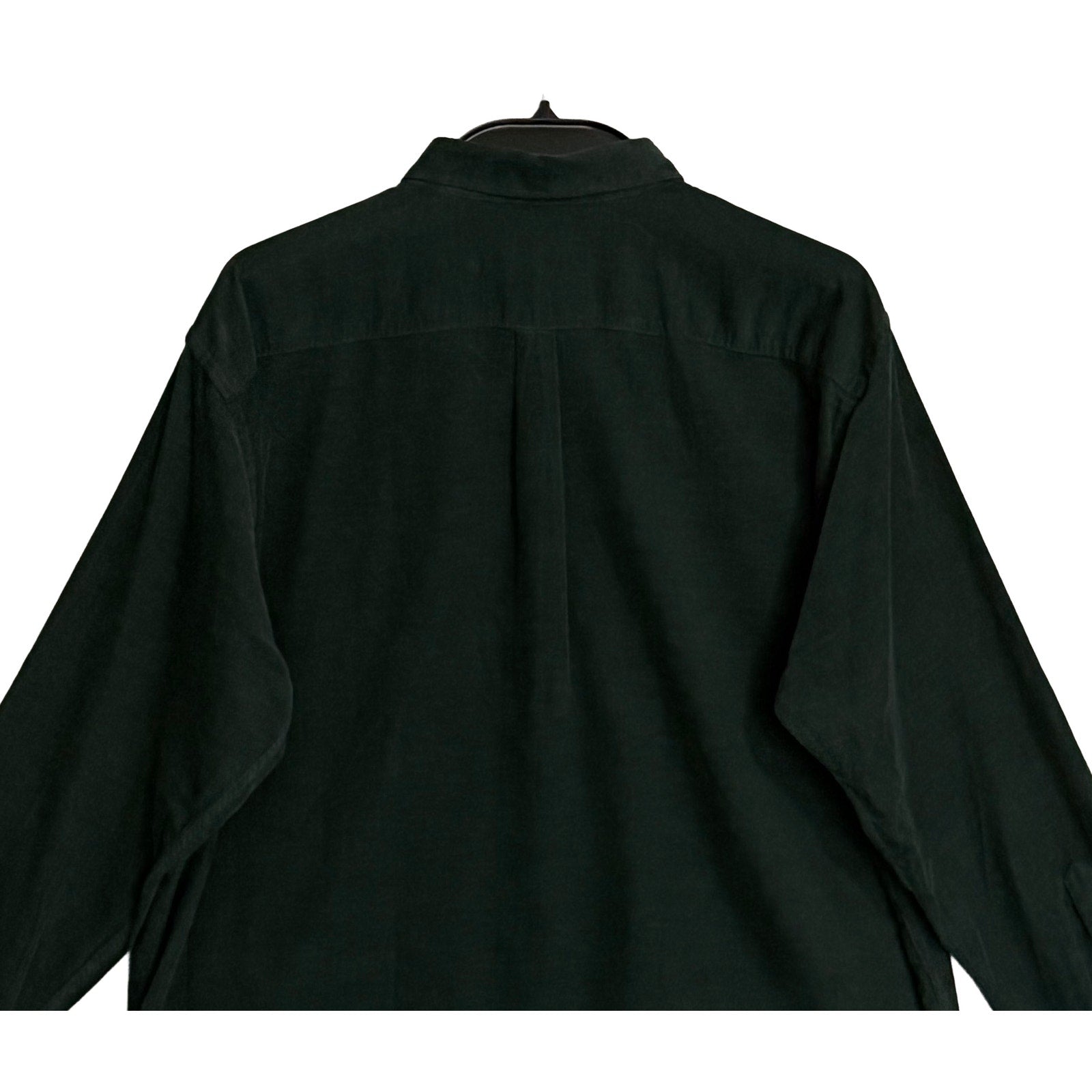 Peter Millar Cotton Cashmere Corduroy Sport Shirt Men's XL Deep Verdant