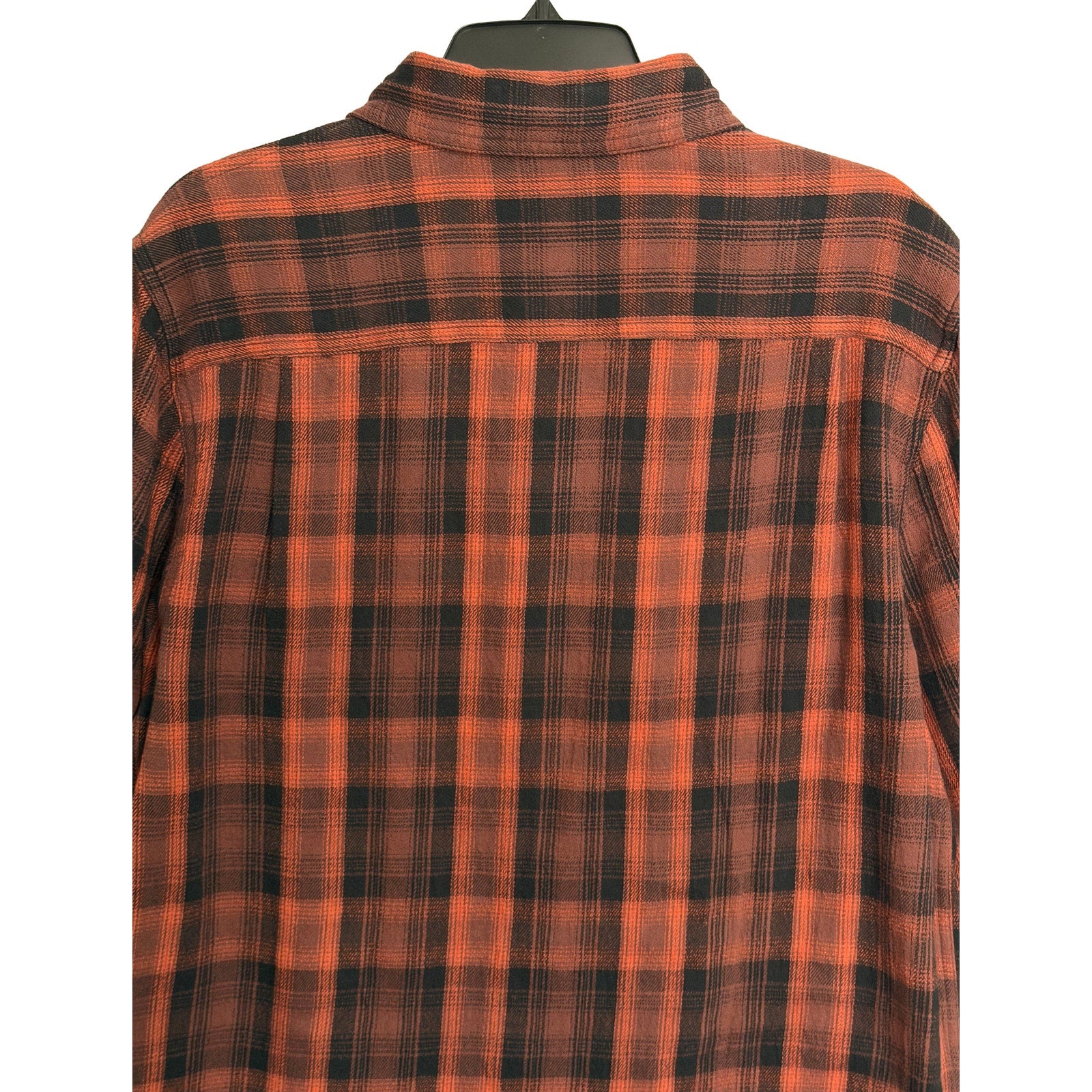 AG Los Angeles Shirt Men's Large Classic Fit Mason Work Shirt Burgundy Plaid