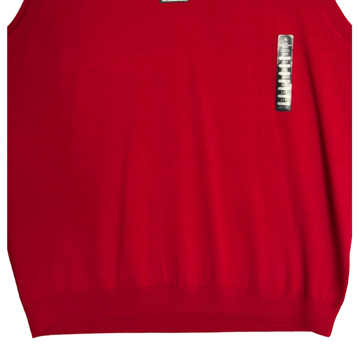Hart Schaffner Marx Sweater Vest Men's 2XT Big & Tall Wool Red