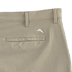 Tommy Bahama Men's 44RG x 9 "Chip Shot Short" Stone Khaki 5-Pocket Stretch