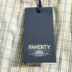Faherty Shirt Men's XL The Movement Shirt Sage River Plaid Supima Cotton