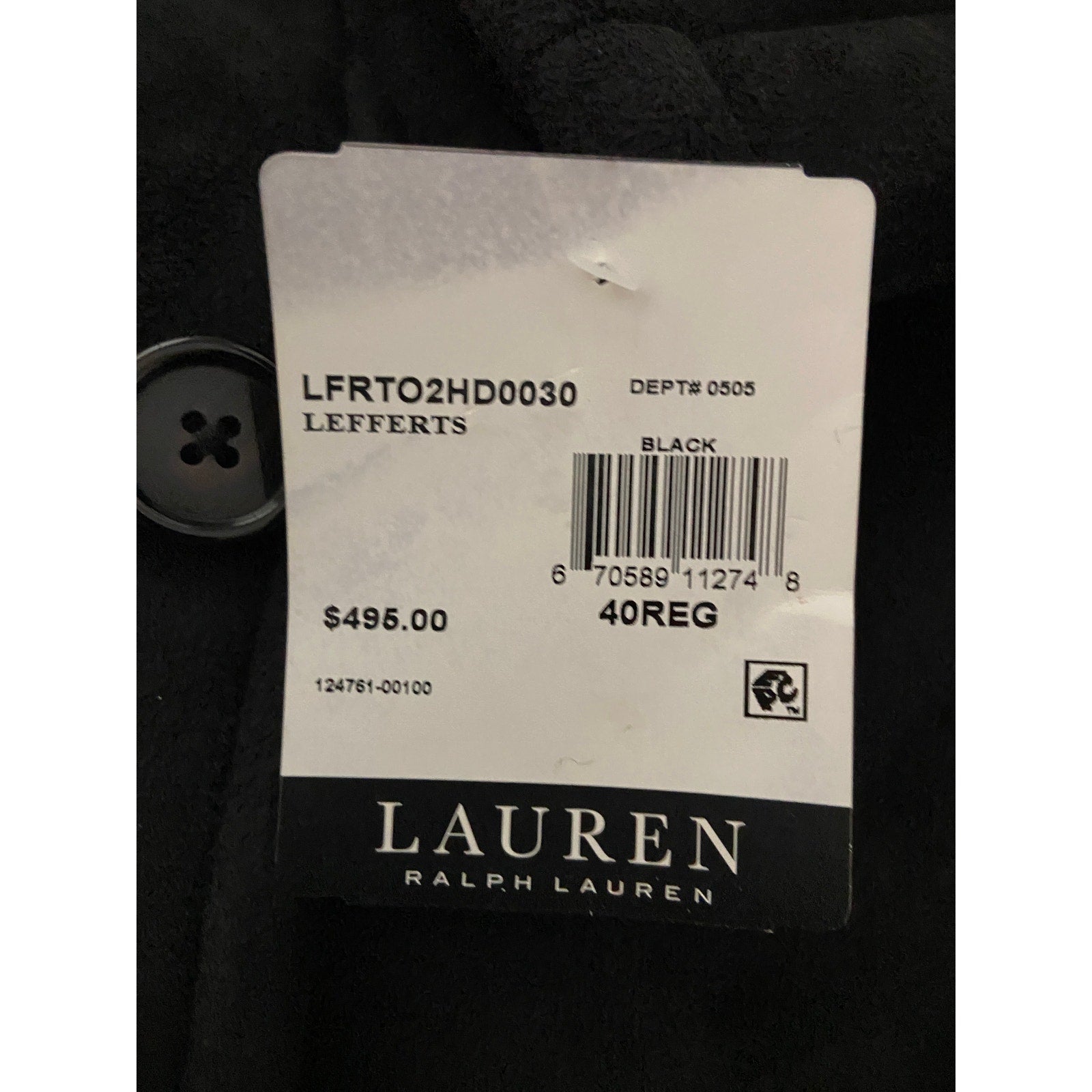 Lauren Ralph Lauren Men's 40R Lefferts Classic-Fit Faux-Shearling Overcoat