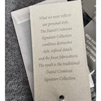 Daniel Cremieux V-Neck Sweater Men's XL Pima Cotton Cashmere Blend Gray