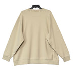 Boss Salbo Pullover Sweatshirt Men's 4XL Big & Tall Crew Neck Open White