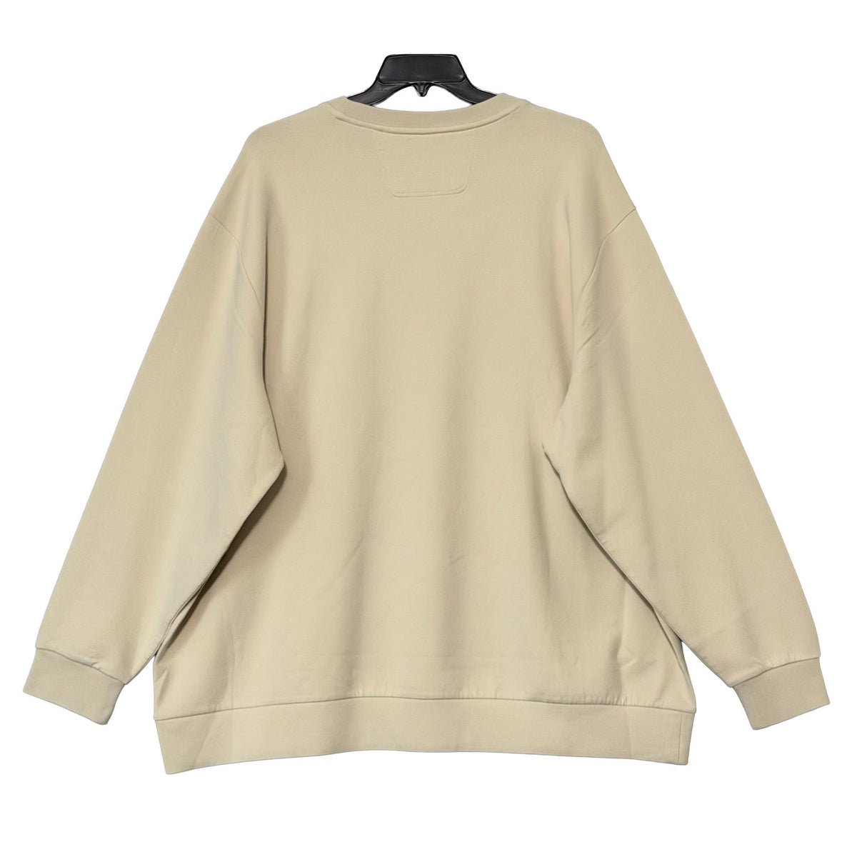 Boss Salbo Pullover Sweatshirt Men's 4XL Big & Tall Crew Neck Open White