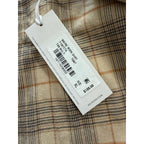 AG Los Angeles Wayne Work Shirt Men's XL Relaxed Fit Tan Plaid