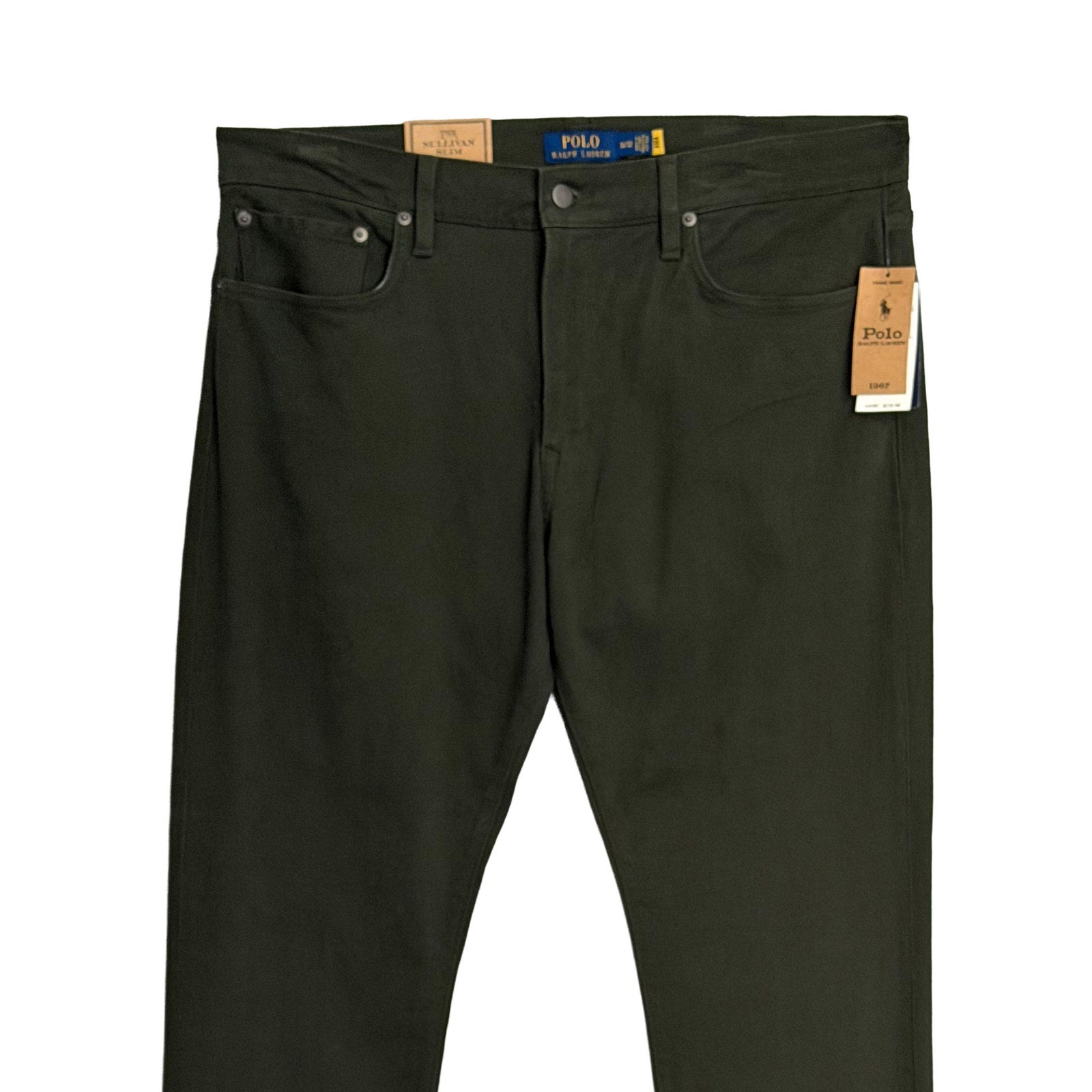 Polo Ralph Lauren Jeans Men's 36"x32" Sullivan Slim 1967 Stretch Olive