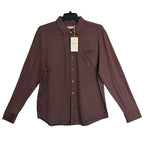 Tommy Bahama Shirt Men's XL "San Sebastian Check" Shirt Pinot Noir