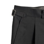 Calvin Klein Dress Pant Men's 30"x30" Slim Fit Wool Pleated Front Black