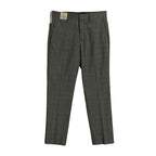 Kenneth Cole Dress Pants Men's 32"x29" Stretch Slim Fit Heather Gray Plaid