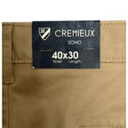 Daniel Cremieux Slim Fit Chino Men's 40"x30" Stretch Tapered Leg Khaki