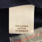 Daniel Cremieux Shirt Men's Large Short Sleeve Button-Up Supima Cotton Blue