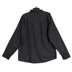 AG Los Angeles Wayne Long Sleeve Work Shirt Men's XXL Relaxed Fit Navy Plaid