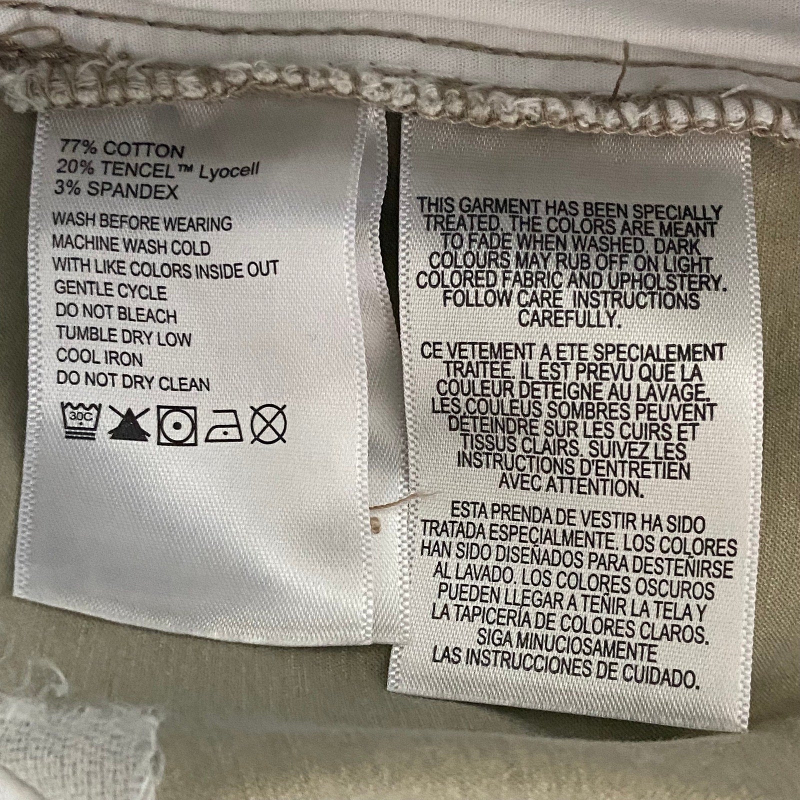 Tommy Bahama Pants Men's 36"x32" Boracay Flat Front Stretch Khaki