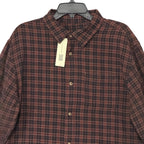 BDG Flannel Shirt Men's XL Long Sleeve Button Up Red Black Gingham