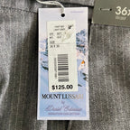 Daniel Cremieux Signature Men's 36x30 Mount Lussari Flannel Dress Pant Grey