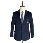 Nautica Sport Coat Men's 40 Long Corduroy Sport Coat Modern Fit Navy Blue