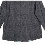 Boss Performance Shirt Men's XXL Slim Fit Long Slv Black/White Herringbone
