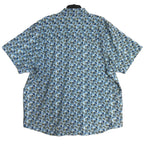 Tommy Bahama Shirt Men's 3XLT Big & Tall Bahama Coast Chico Palms Blue