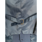 Perry Ellis Suit Vest Men's Small Classic Fit V-Neck Stretch Lined Blue