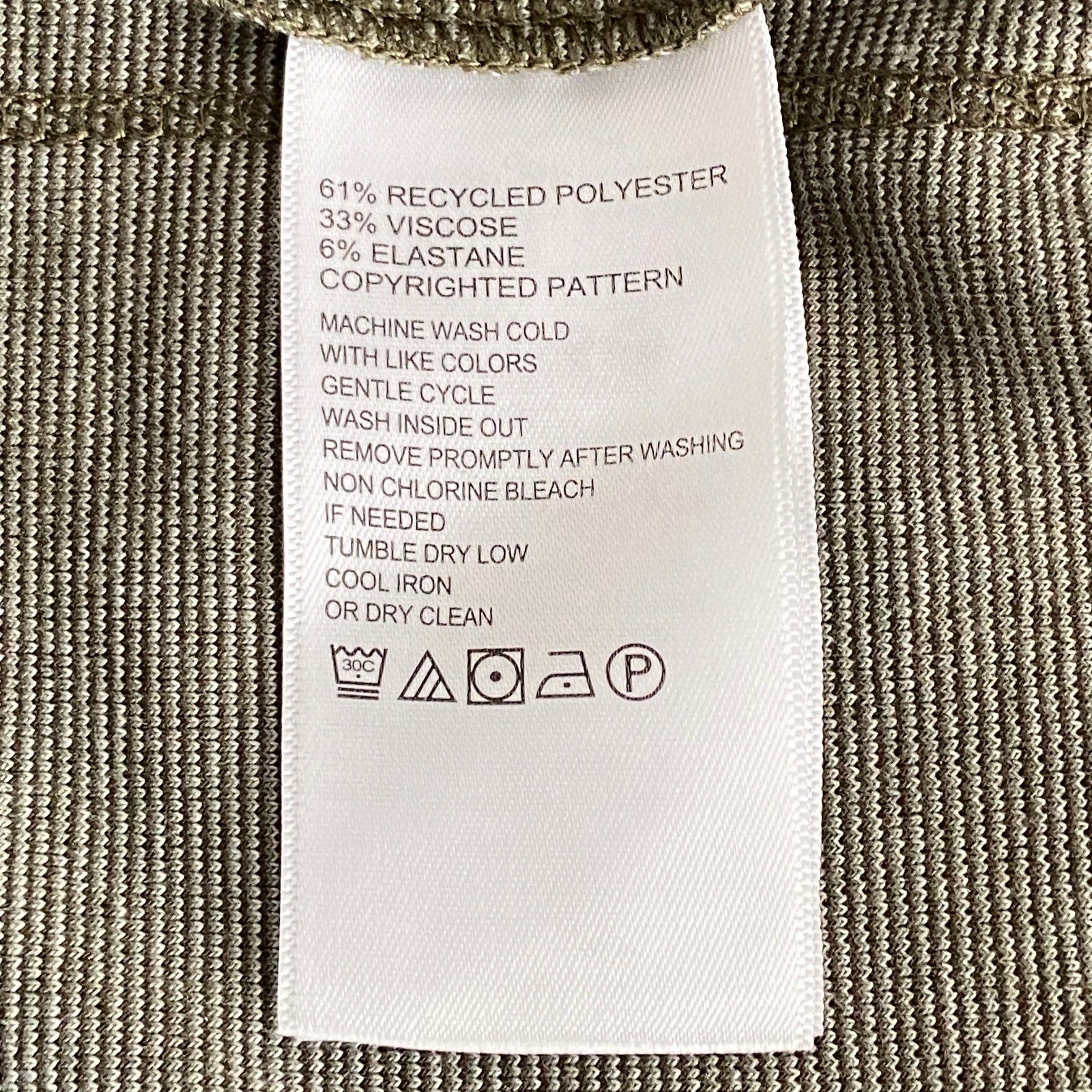 Tommy Bahama Flannel Shirt Men's XL "Fireside Palm Springs" Stretch Tea Leaf