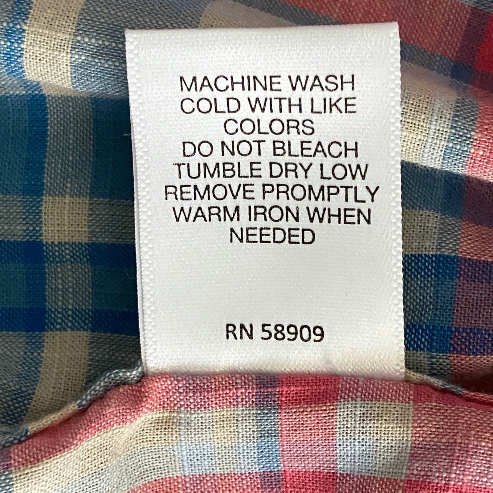 Daniel Cremieux 38 Men's Large Short Sleeve Button-Up Shirt Pink & Blue