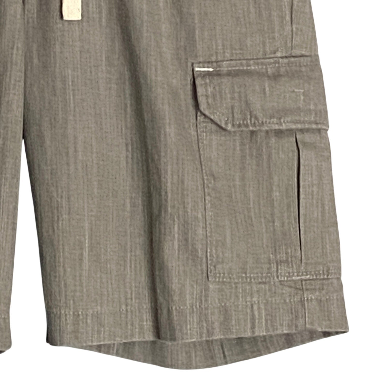 Tommy Bahama Shorts Men's Small x 9 "Linen the Dream" Cargo Linen Blend Grey