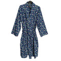 Polo Ralph Lauren Sleepwear Men's Cotton Robe Small/Medium Blue Tropical