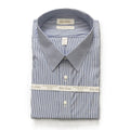 Roundtree & Yorke Shirt Big & Tall Men's 19 34/35 Blue Pinstripe Dress Shirt