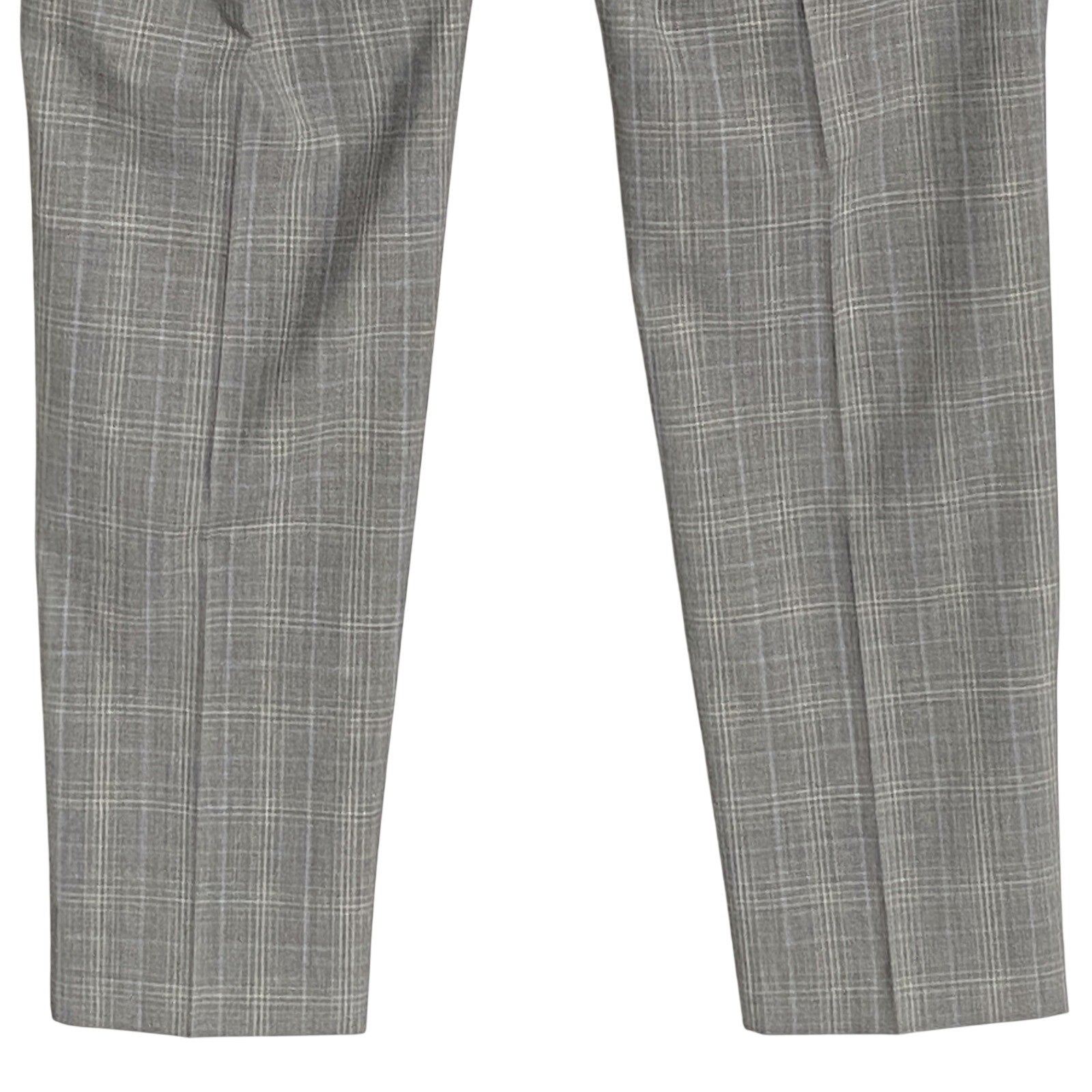Michael Kors Suit Pants Men's 36x34 Modern Fit Wool Blend Lt Grey/Blue Check
