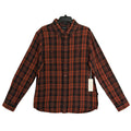 AG Los Angeles Shirt Men's Large Classic Fit Mason Work Shirt Burgundy Plaid
