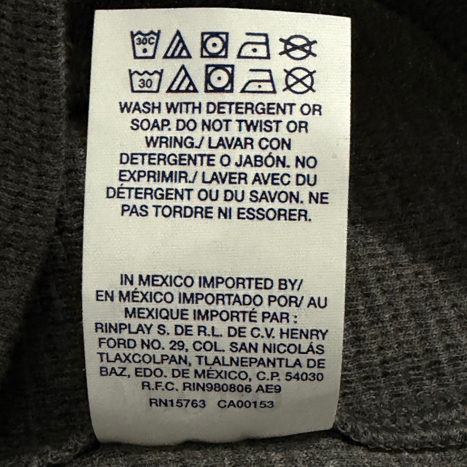 Polo Ralph Lauren Sleepwear Men's Small Crew Neck Long Sleeve Shirt Grey
