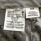 Daniel Cremieux Dress Pant Men's 46R Traveler Raw Hem Comfort Waist Gray