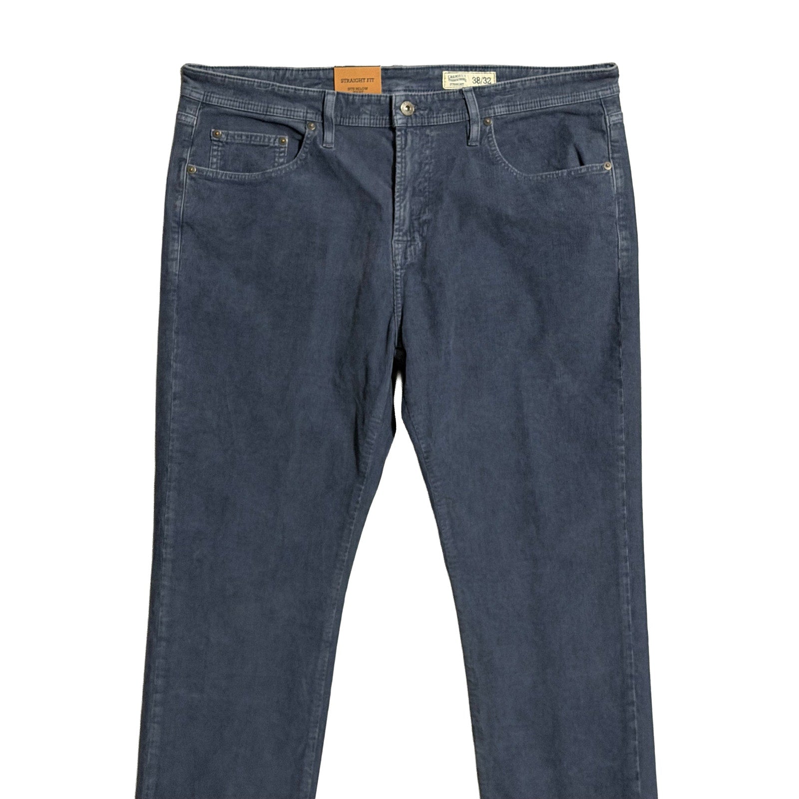 Daniel Cremieux Corduroy Pants Men's 38"x32" Straight Fit Stretch Gray